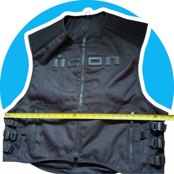 ICON // Brigand Tactical // Motorcycle Vest // Mens - Picture 3 of 6